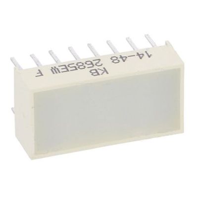 LED-BAR 8,9x19,1mm erven 80mcd