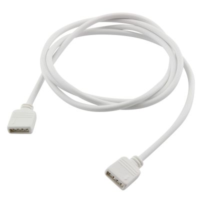 Propojovac kabel pro RGB s konektory RM 2,54 - 4p, 2x zsuvka, 100cm, bl