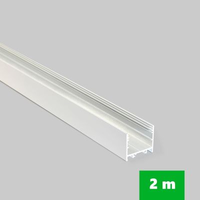 AL profil FKU78-02 pro LED, bez plexi, 2m, bl