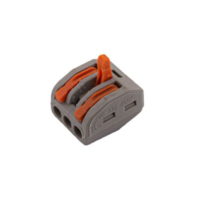 Svorka kabelov 3PIN s pkami, 250V, 32A, 3x 4 mm2 (222-413)