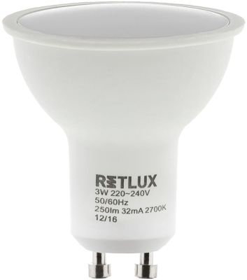 LED rovka GU10, PAR16, 5W (37W), 425lm, tepl bl (3000K), 230V