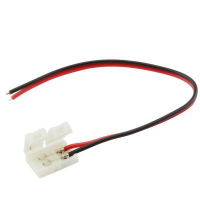 Napjec kabel pro LED psek  8mm s konektorem 2p, 15cm