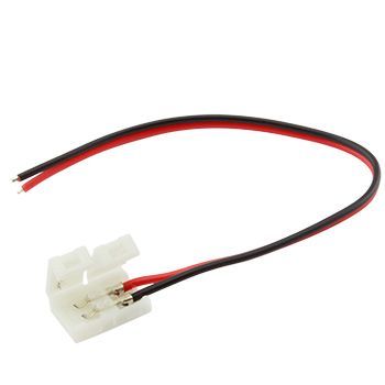 Napjec kabel pro LED psek 12mm s konektorem 2p, 15cm