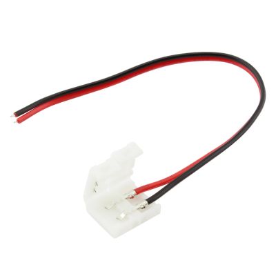 Napjec kabel pro LED psek 10mm s konektorem 2p, 15cm