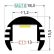 AL profil FKU26 C11/MU18 pro LED, bez plexi, 2 m, elox